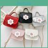Purse Unisex Kids Pu Trendy Flower Chain Strap Crossbody Bag For School Or Play