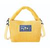 SNOOPY Corduroy 2Way Shoulder Hand Bag YELLOW