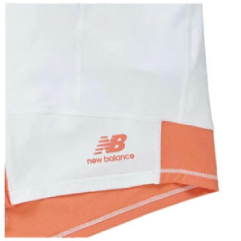 New Balance Club Nbmdd3w612 Wh Crop Zip Up Rash Guard Женский купальник