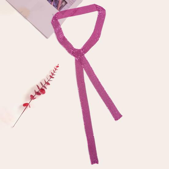 Металлический шарф с блестящими пайетками, тонкий длинный шарф, для вечеринки в ночном клубе, сверкающий, женский, аксессуар для шеи