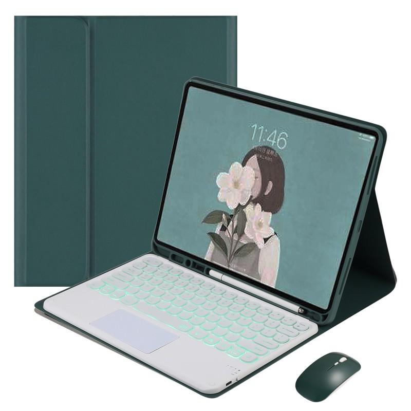 IPad 11th Gen 10.2 Inch Air 6 Pro 11 Keyboard Case With Touchpad Bluetooth Backlit TPU Full Cover