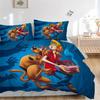 Scoobydoo Mystery Adventure Print 3Pcs Bedding Setduvet Cover With 2 Bedropillowcase Home Birthday Gift