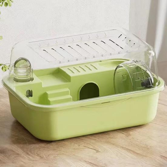 Yousheng клетка для хомяков прозрачная среда обитания хомяков акриловый домик для игр с колесом бутылка для воды для хомяков крыс песчанок морских свинок