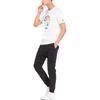 Nike T Shirts Men's White Crew Neck Moderate Straight Fit AQ5197-100