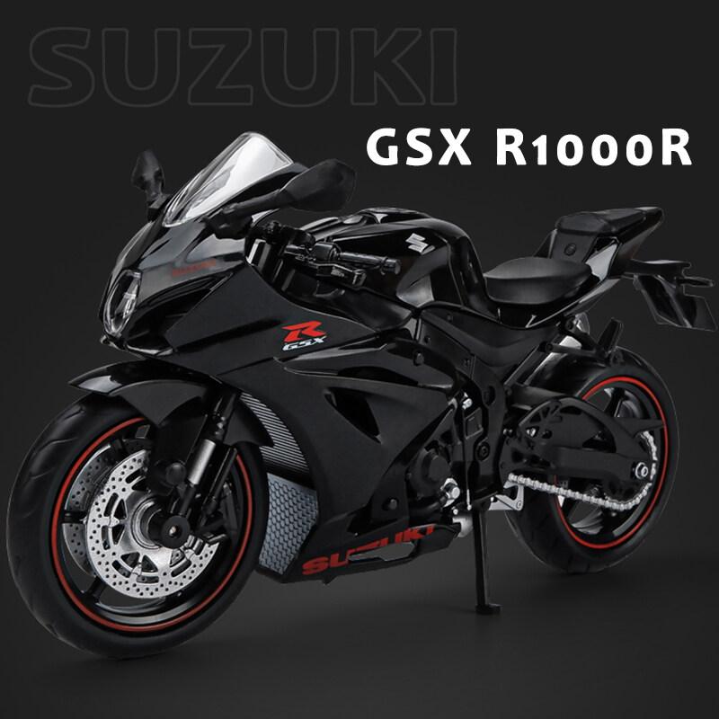 Модель Мотоцикла SUZUKI GSX R1000R Масштаб 1/12 Литая из Сплава Игрушка для Подарков Коллекций Декораций