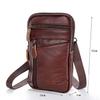 Leather Men's Phone Bag Outdoor 1Pc Travel Waist Pack Shoulder Bags