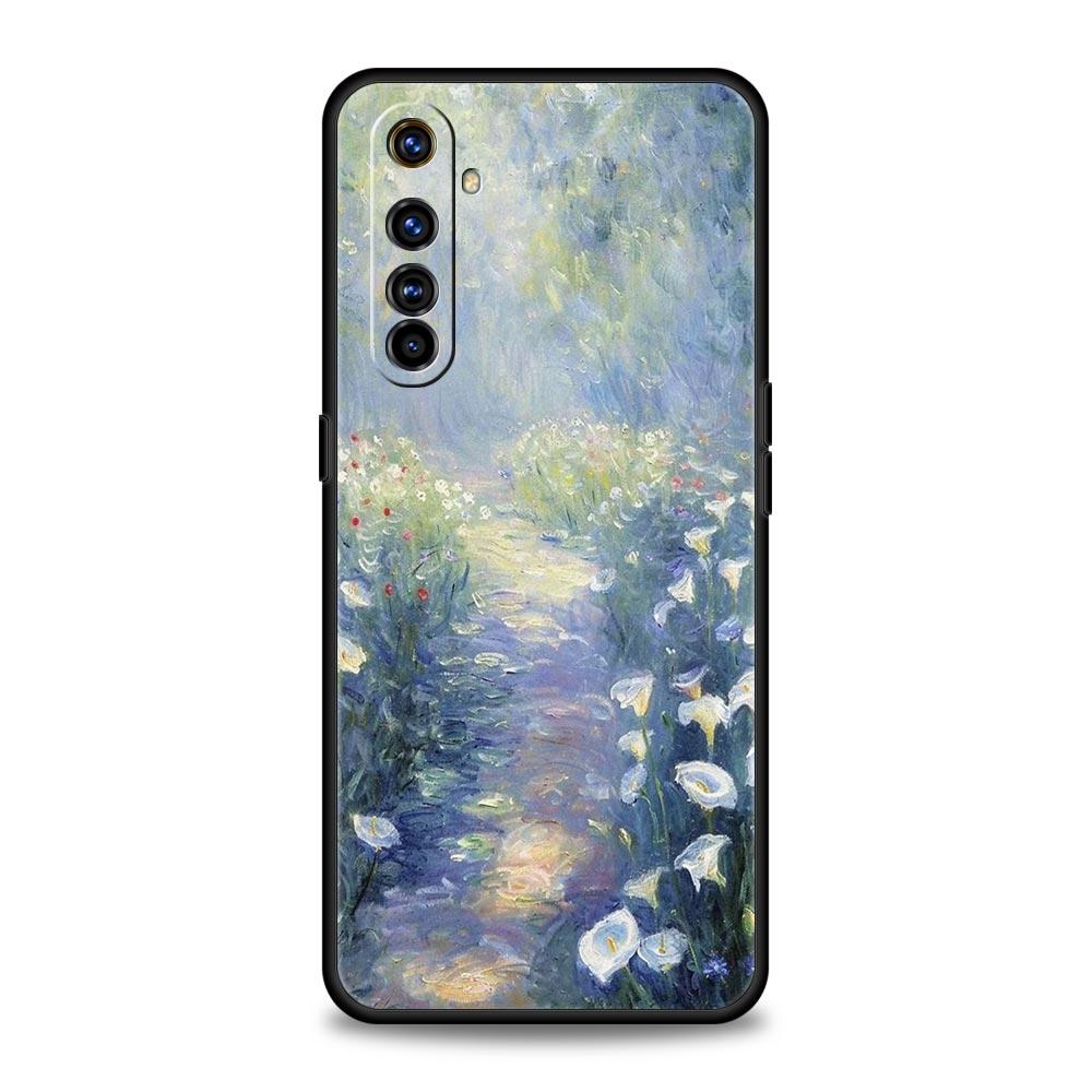 Чехол для телефона Claude Monet Garden Paint Art для Realme 13 12 10 9 8 7 GT3 GT5 GT2 Pro Plus 5G C21 C25 C35 GT Neo 2 3 3T 5