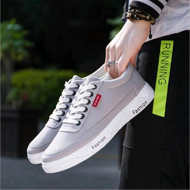 Мода 2024 года, парусиновые туфли для мужчин, новая весенне-осенняя повседневная обувь, мужская обувь, парусиновые туфли на плоской подошве со шнуровкой, модные туфли frt67