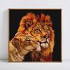 Алмазная картина Полный круглый Лев и сын Алмазная вышивка Крестом