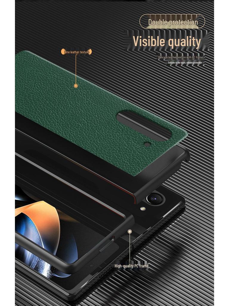 Защитный чехол для телефона Samsung Z Fold7 и Huawei Mate X5 с защитным экраном с перекрестным узором