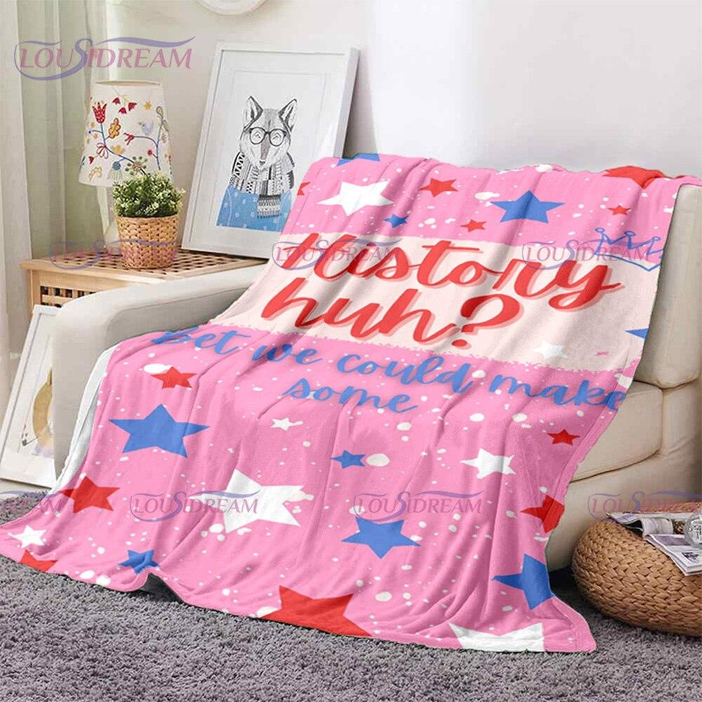 Одеяло из серии красного, белого и королевского синего цвета, мягкое фланелевое одеяло, одеяло для дома, спальни, дивана, пикника, путешествия, офиса, отдыха