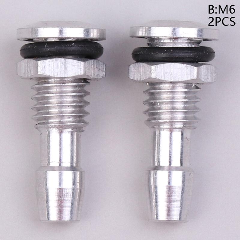 2 шт. Новые серебристые алюминиевые резьбовые патрубки для воды M6/M8 с винтами с уплотнительным кольцом для радиоуправляемой лодки M6 Горячие