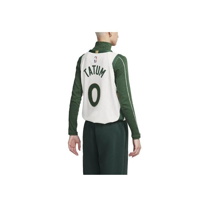 Nike Аутентичный трикотаж унисекс NBA Boston Celtics City Edition 23-24 с вышивкой Джейсона Татума, белый DX8748-133