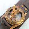 Vintage Nautical Wrist Watch with Handmade Compass – 6.35 Cm, Perfect Collectible Gift, Working Nautical Decor