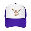 Happy Tiger Baseball Caps Fashion Trucker Hat Unisex Mesh Caps for Women Unisex Outdoor Leisure Travel Neutral Sun Hat
