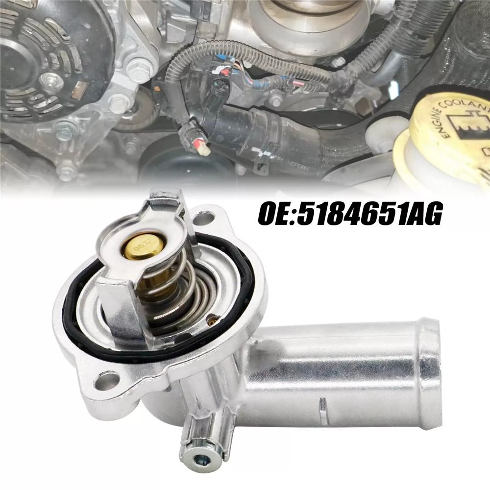 Thermostat Housing For Jeep Wrangler JK Grand Cherokee Dodge Durango 5184651AG