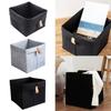 Organizer Sundries Storage Basket Foldable Laundry Basket Cloth Felt Storage Box Living Room