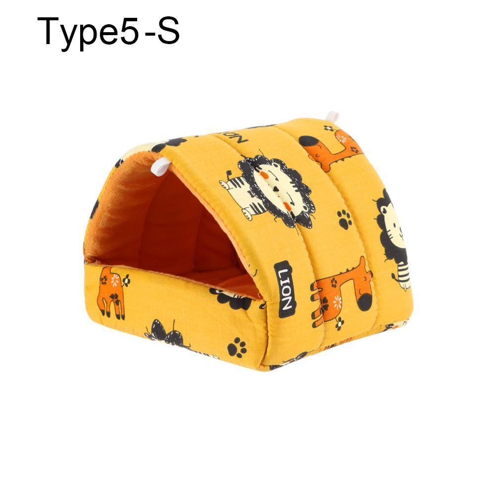 Cute Mini Cage Comfortable Winter Guinea Pig Nest Small Animal Sleeping Bed Warm Mat Hamster House