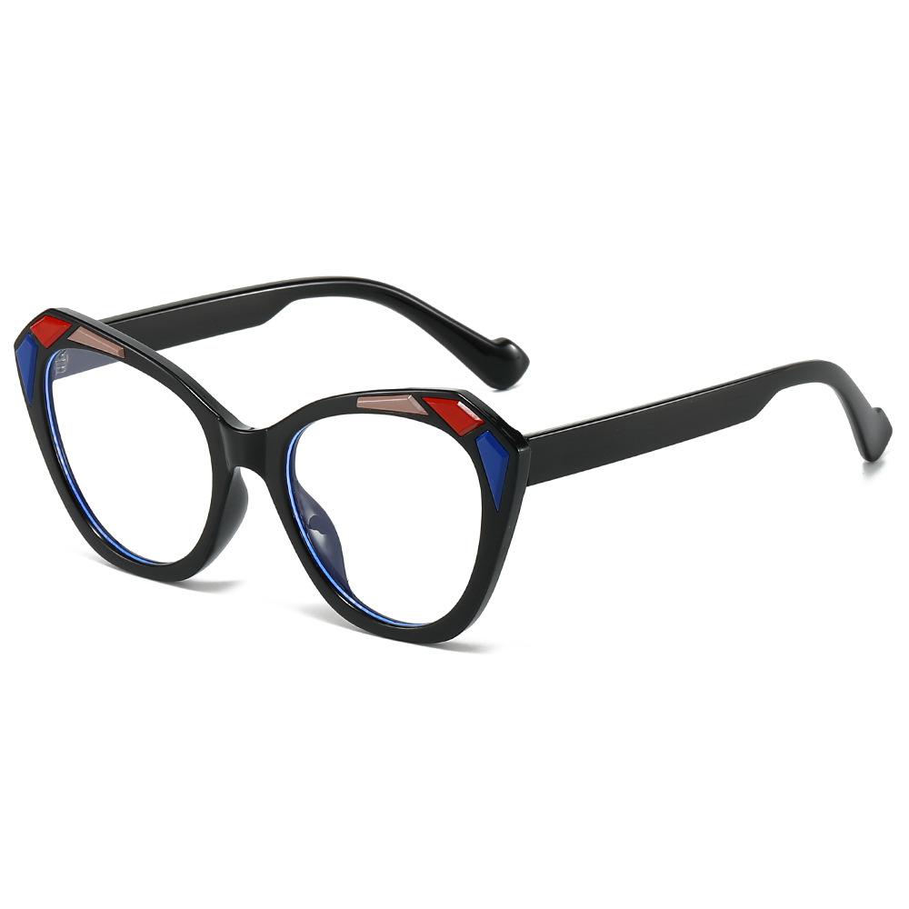 Cat-eye large-frame sunglasses, new fashionable and unique women's European and American sunglasses, high-end runway sunglasses
