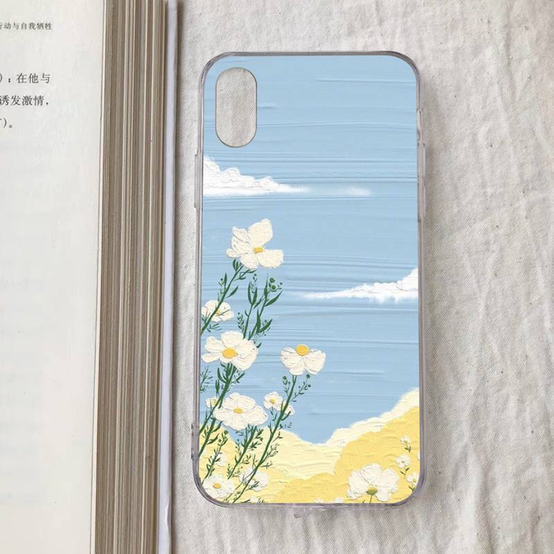 Чехол для телефона с художественной масляной живописью для iPhone 11 12 13 Mini Pro Max 8 7 6 6S Plus X 5 S SE 2020 XR XS 10 case