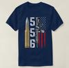 American Flag 556 Ar15 Rifle Gun Owner Gift TShirt 100 Cotton ONeck Summer Short Sleeve Casual Mens Tshirt Size S3XL