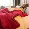 Зимние одеяла для кровати, однотонные флисовые одеяла, толстое теплое зимнее одеяло для взрослых, супермягкий теплый пододеяльник, роскошный