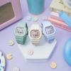 Casio Часы Baby-G Квадратные Весна Лето Макаронные Студенческие Парные Часы Электронный Механизм Ремешок из Смолы Унисекс Часы Розовые BGD-565SC-4PR