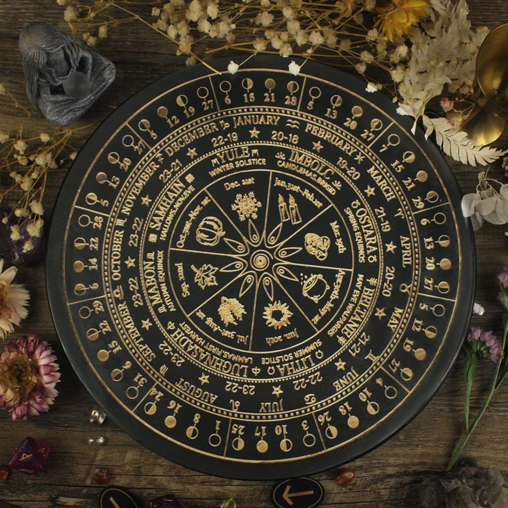Divination Dowsing Board Metaphysical Message Board Witchcraft Wood Wiccan Decision Making Board Wood Pendulum Board