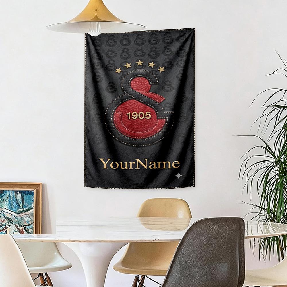 Galatasaray Custom Your Name Wall Decor Tapestry Art For Pet Memorial Birthdaywedding Party Backdrop Family Gift