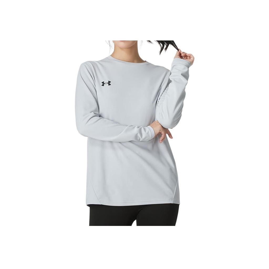 Under Armour Удобная быстросохнущая мягкая футболка с длинным рукавом унисекс топы серая 24600602-009
