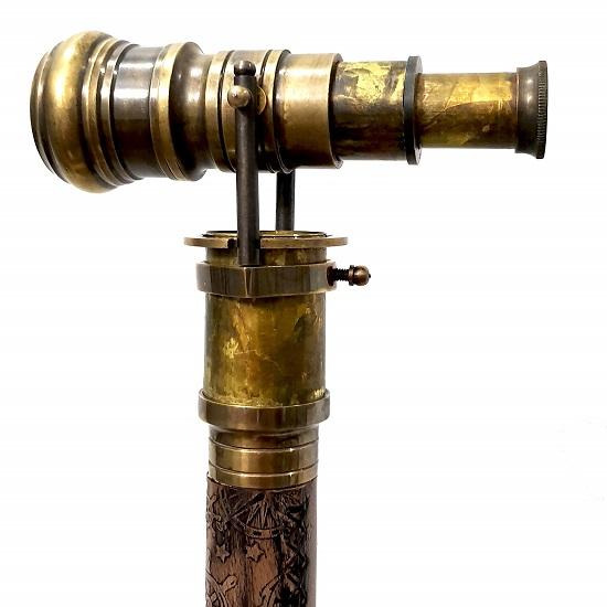 Викторианская трость Телескоп Компас На Верхней Подзорной Трубе Ручка