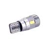 10 шт. T10 6SMD 5630 Светодиодная лампа Белая Для Потолочного Светильника Чтения Автомобиля, Фонаря Номерного Знака