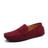 2024 Lightweight Driving Shoe Spring Autumn Moccasins Men Loafers High Quality Genuine Leather Shoes Classic Style Suede Men Flats