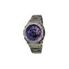 Customized Watch Modified Series Stainless Steel Case Waterproof Twilight Purple Quartz Men's Watch Purple Dial Yin YinSeFuDiaoYiTiBiaoKe