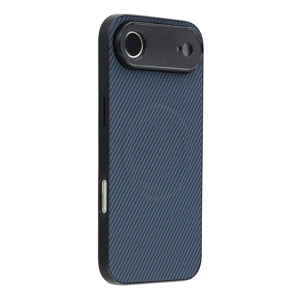 For iPhone Air Magnetic Case Carbon Fiber Texture TPU PC Phone Back Cover