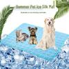Ice Silk Cooling Mat for Cats & Dogs - Breathable Summer Pet Bed