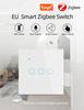 Умный выключатель Zero Fire Тип 86 Zigbee: Стальная или стеклянная панель, Пульт с голосовым управлением Alice.