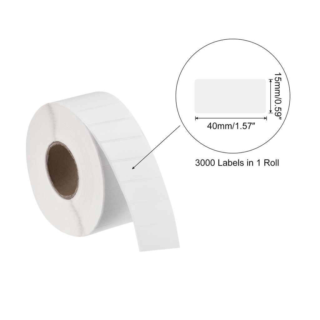 1 Roll Direct Thermal Label Shipping Stickers for Packaging Craft Projects White 250-10000 Labels Self Adhesive Thermal Labels