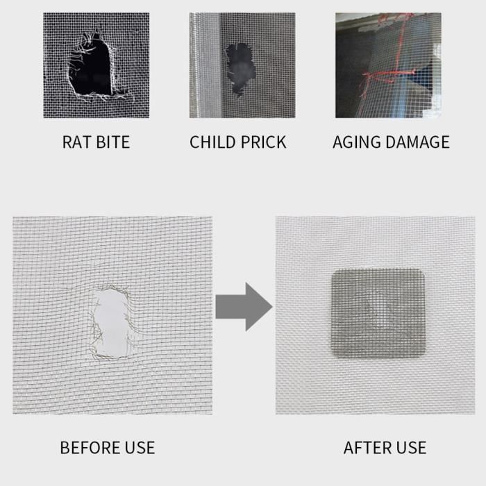 Insect Screen Mosquito Net Window Door Mosquito Net Repair Adhesive Tape Patch A596