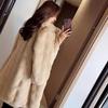 Imitation Danish Mink Jacket Women's Winter Imitation Mink Fleece Fur Coat Light Long Plush Top Thickened