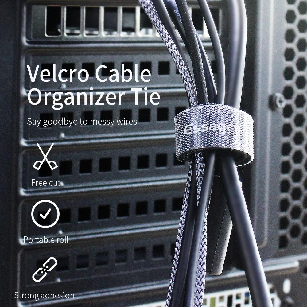 Essager Кабельный органайзер, зажим для намотки проводов, держатель для наушников, управление кабелем, USB-кабель, защита для шнура мыши для iPhone Xiaomi