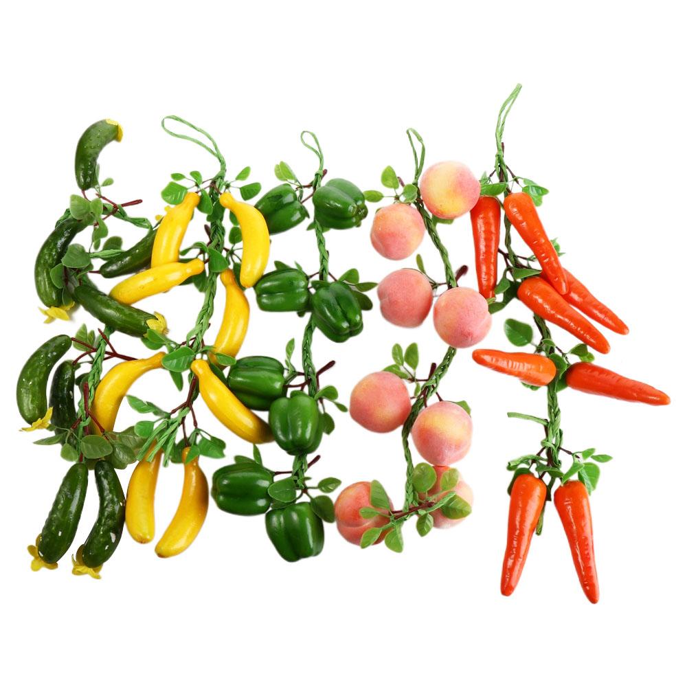 Party DIY Plants Fruit Decoration Artificial Vegetables Artificial Fruit Wall Decor Fake Vegetables