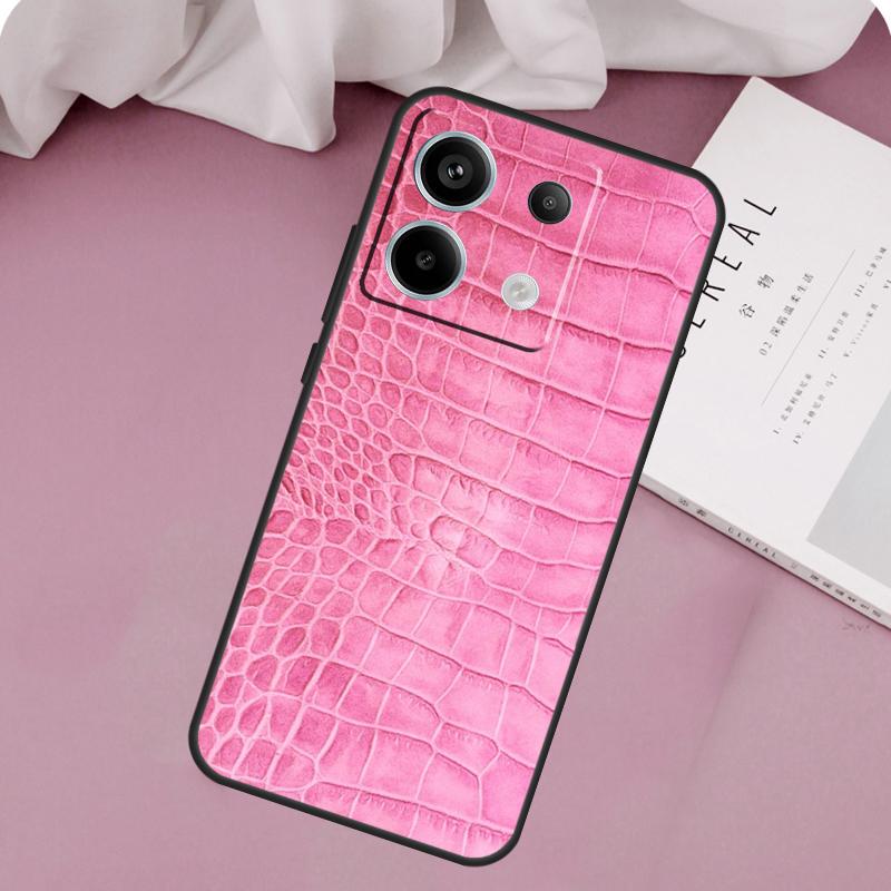 Чехол с принтом под крокодила для Xiaomi Redmi Note 14 13 12 11 10 9 Pro 11S 12S Redmi 14C 10C 12C 13C 15C 15