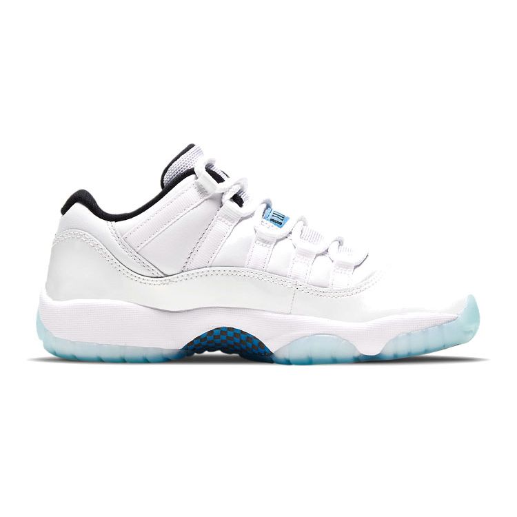 Детские кроссовки Air Jordan 11 Retro Low GS Legend Blue White Black 528896-117