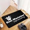 Funny Themed with "Welcome To Watcher's Home" Door Mat, Easy To Clean, for Entrances, Bedrooms, Kitchens, Living Rooms Decor