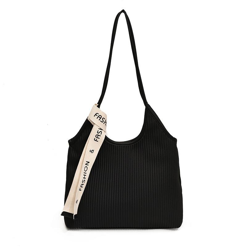Вместительная сумка-тоут для поездок на работу, женская новая нишевая дизайнерская сумка с плиссировкой, универсальная сумка на плечо/подмышку