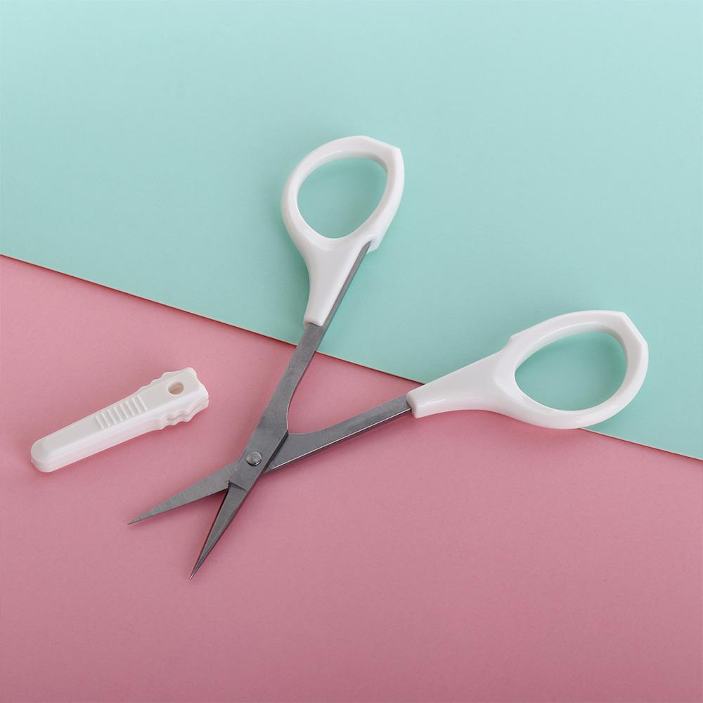 Многофункциональные ножницы для красоты и макияжа Профессиональные ножницы с круглым кончиком для стрижки волос в носу Инструменты для макияжа