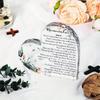 Мемориальная табличка с соболезнованиями - Утешительный подарок соболезнования в связи с утратой