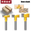 Straight Edge T-cutter Diameter 27mm Slotting Cutter 8 Handle Groove Milling Cutter Foreign Trade Export Woodworking Milling Cutter