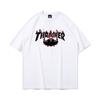 Летняя футболка Thrasher Skateboard Magazine с принтом букв 2026 Мужская Женская Оверсайз Хлопковая С коротким рукавом Повседневная Уличная Футболка Топ